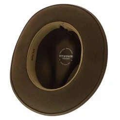 Gurnee - Stetson Crushable Wool Felt Fedora Hat -Fashion Hat Discount Store h twgurn camel 5