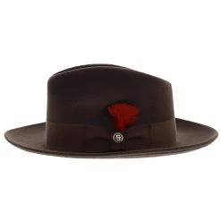 Gurnee - Stetson Crushable Wool Felt Fedora Hat -Fashion Hat Discount Store h twgurn mink 2 6d666959 d169 409b 9e9e 570c05d46189