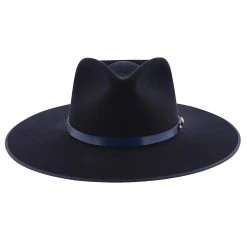 Night Sky B - Stetson Wool Felt Fedora Hat -Fashion Hat Discount Store h xwngskb navy 1