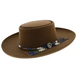 Tellus - Stetson Wool Felt Bolero Hat -Fashion Hat Discount Store h xwtels pecan 0 90e9586b 1dc1 4b8d bec7 a5d089c27013