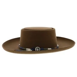 Tellus - Stetson Wool Felt Bolero Hat -Fashion Hat Discount Store h xwtels pecan 2