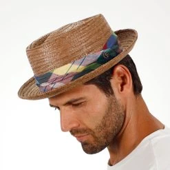 Madrigal - Stetson Coconut Straw Porkpie Hat - TSMDGL -Fashion Hat Discount Store htsmdgl brn 3