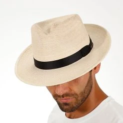 Rushmore - Stetson Palm Straw Fedora Hat -Fashion Hat Discount Store htsrshm nat 1