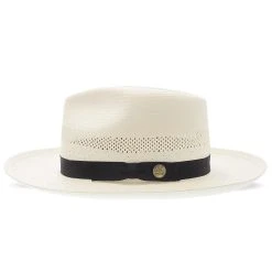 Stetson Alderton Shantung Straw Fedora Hat -Fashion Hat Discount Store stetson fedora alderton stetson shantung fedora hat hat 16524863733900