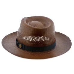 Stetson Alderton Shantung Straw Fedora Hat -Fashion Hat Discount Store stetson fedora alderton stetson shantung fedora hat hat 17284457431180