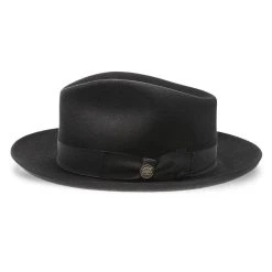 Bogie - Stetson Fur Felt Fedora Hat -Fashion Hat Discount Store stetson fedora bogie stetson fur felt fedora hat hat 16524542017676