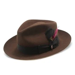 Bogie - Stetson Fur Felt Fedora Hat -Fashion Hat Discount Store stetson fedora bogie stetson fur felt fedora hat hat 16524542312588
