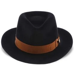 Stetson Bond St Fedora Wool Felt Hat -Fashion Hat Discount Store stetson fedora bond st stetson fedora hat h twbndsc hat 16524627050636