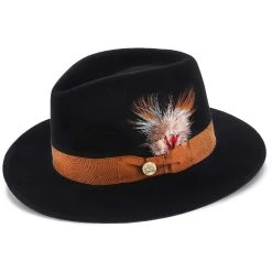 Stetson Bond St Fedora Wool Felt Hat -Fashion Hat Discount Store stetson fedora bond st stetson fedora hat h twbndsc hat 16524627148940
