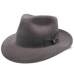 Whippet - Stetson Wool Felt Fedora Hat -Fashion Hat Discount Store stetson fedora caribou large whippet stetson wool felt fedora hat hat 16556555305100