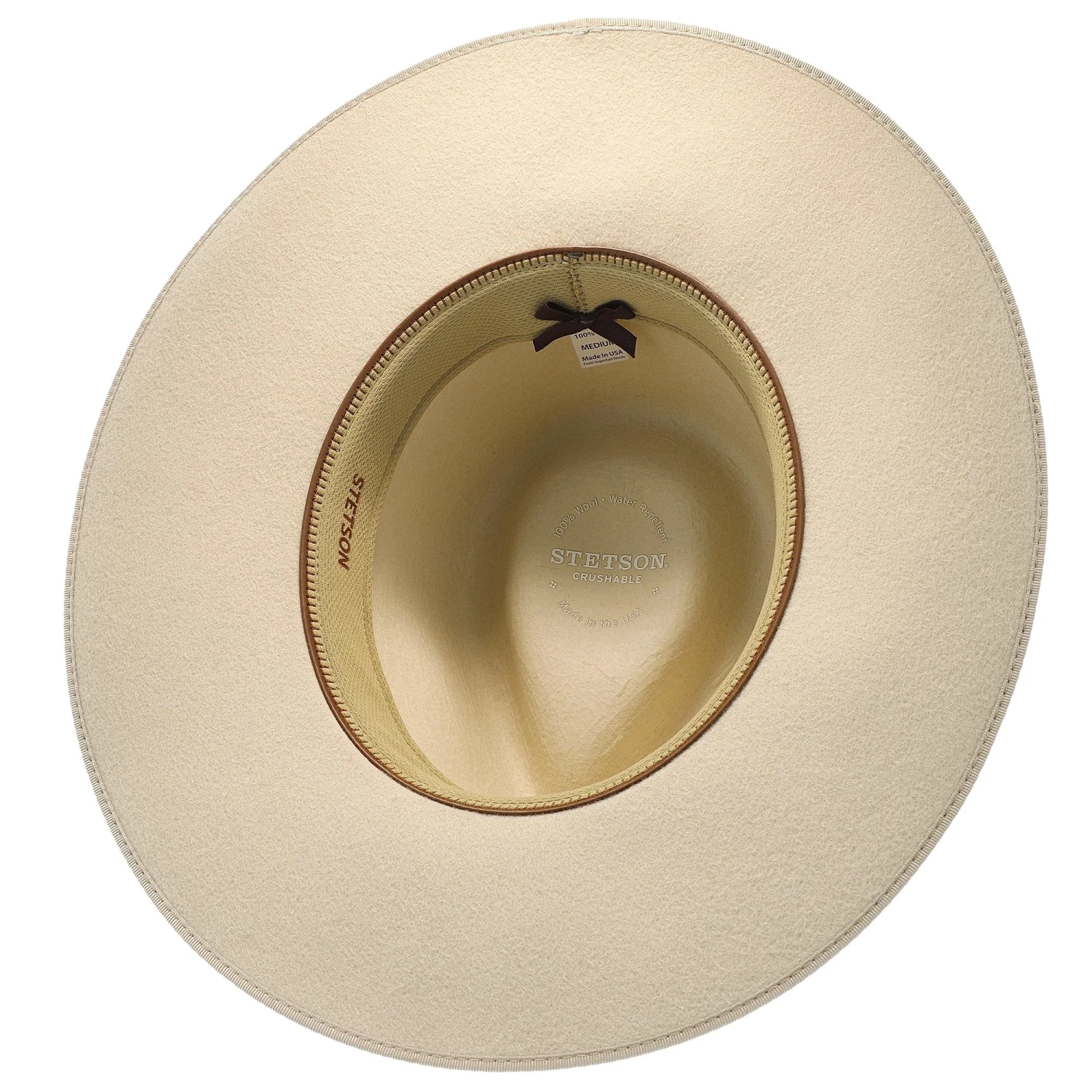 Desert Clouds - Stetson Wool Crushable Fedora Hat 7 Desert Clouds - Stetson Wool Crushable Fedora Hat - Image 7