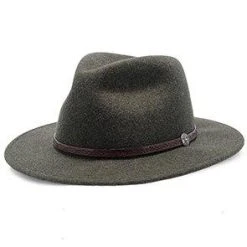 Cromwell - Stetson Crushable Wool Fedora Hat - TWCMWL -Fashion Hat Discount Store stetson fedora olive large cromwell stetson crushable wool fedora hat twcmwl hat 16556504449164