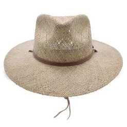 Stetson Terrace Outdoor Vented Seagrass Straw Fedora Hat -Fashion Hat Discount Store stetson fedora terrace stetson outdoor vented seagrass fedora hat hat 16524863242380