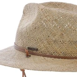 Stetson Terrace Outdoor Vented Seagrass Straw Fedora Hat -Fashion Hat Discount Store stetson fedora terrace stetson outdoor vented seagrass fedora hat hat 16524863340684