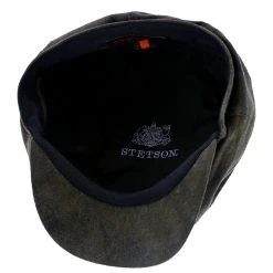 Stetson Birmingham Weathered Leather Newsboy Cap -Fashion Hat Discount Store stetson newsboy birmingham stetson stw199 brown weathered leather newsboy cap hat 17284280909964