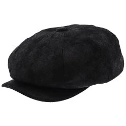 Stetson Birmingham Weathered Leather Newsboy Cap