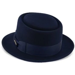 Cranston - Stetson Wool Felt Porkpie Hat -Fashion Hat Discount Store stetson porkpie cranston stetson wool felt porkpie hat hat 16524551880844