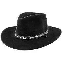Santa Fe - Stetson Wool Felt Crushable Western Hat - SWSTFE -Fashion Hat Discount Store stetson western santa fe stetson wool felt crushable western hat swstfe hat 16524219908236