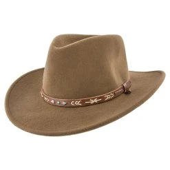 Santa Fe - Stetson Wool Felt Crushable Western Hat - SWSTFE -Fashion Hat Discount Store stetson western santa fe stetson wool felt crushable western hat swstfe hat 16524219941004