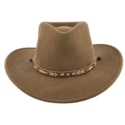 Santa Fe - Stetson Wool Felt Crushable Western Hat - SWSTFE -Fashion Hat Discount Store stetson western santa fe stetson wool felt crushable western hat swstfe hat 16524220039308
