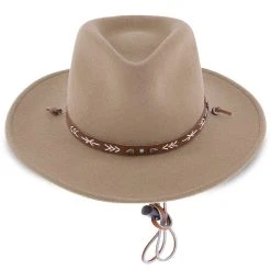 Santa Fe - Stetson Wool Felt Crushable Western Hat - SWSTFE -Fashion Hat Discount Store stetson western santa fe stetson wool felt crushable western hat swstfe hat 16524220072076