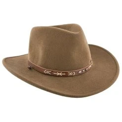 Santa Fe - Stetson Wool Felt Crushable Western Hat - SWSTFE -Fashion Hat Discount Store stetson western santa fe stetson wool felt crushable western hat swstfe hat 16524220137612