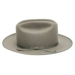 Pure Open Road - Stetson Beaver Fur Felt Fedora Hat -Fashion Hat Discount Store tfprorb0526 phantom grey 3