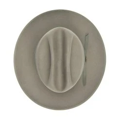 Pure Open Road - Stetson Beaver Fur Felt Fedora Hat -Fashion Hat Discount Store tfprorb0526 phantom grey 4