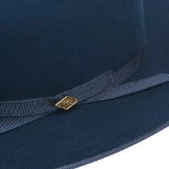 Pure Open Road - Stetson Beaver Fur Felt Fedora Hat -Fashion Hat Discount Store tfprorb0526 true blue 5